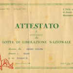 8/3/1948: Attestato di partecipazione alla lotta di liberazione nazionale -