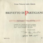 25/4/1945 - Brevetto di Partigiano