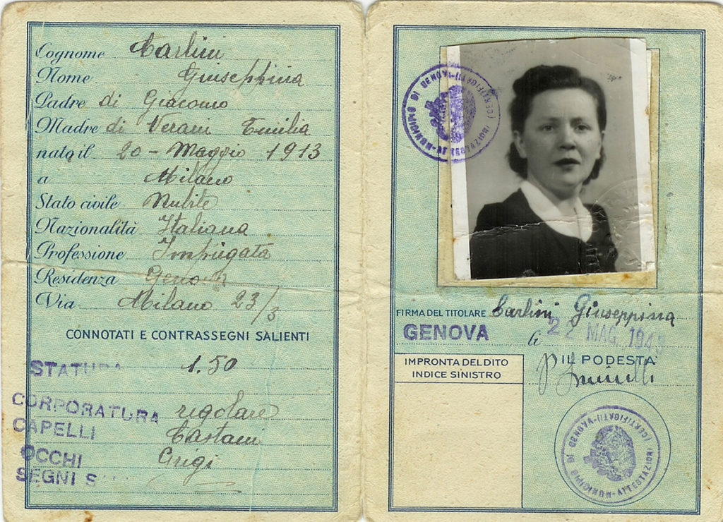 Carta Identità Genova