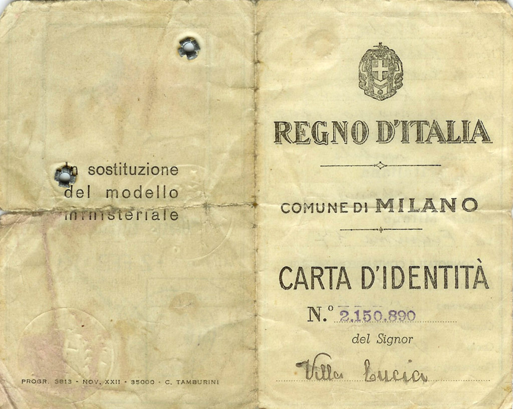 Carta identità Milano