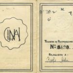 Tessera CLNAI - intestata ad Ada Rossi - 27 aprile 1945