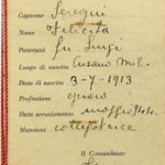 Tessera C.L.N. - nome di battaglia Lina
