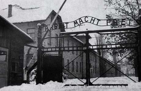 l'entrata di Auschwitz